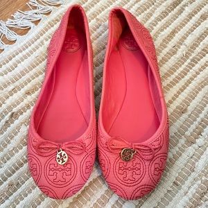 Tory Burch pink flats sz 7.5